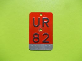 Velonummer / Fahrradnummer UR 82