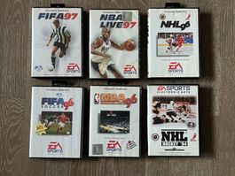 6 Mega Drive Sports Games (Boxed)