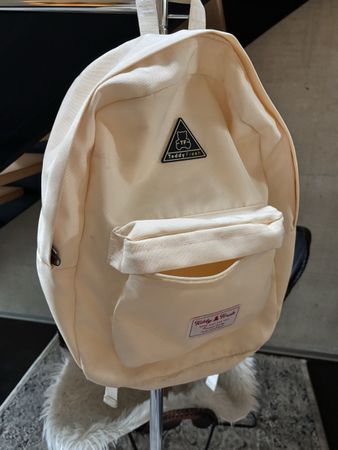 Teddy Fresh Backpack Cream Color - Perfect for Summer Trips!