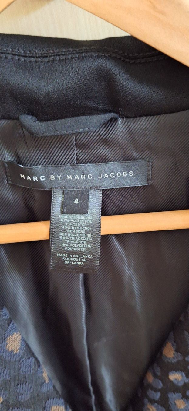 Marc Jacobs Giacche: Marc by Marc Jacobs - toller Blazer schwarz mit Leomuster – Usato da Granges VS venduto da dan_6bcm 9