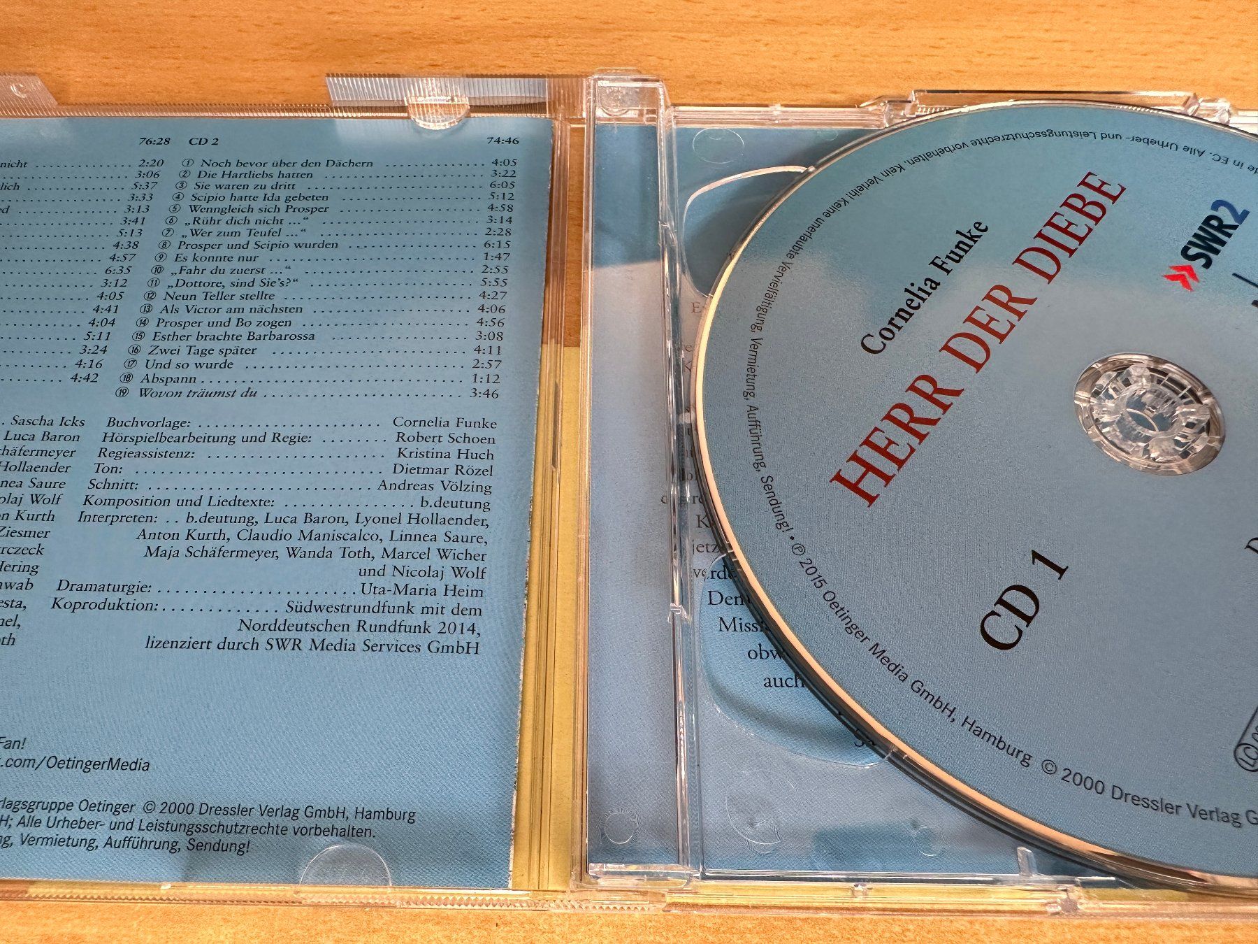 Audiolibri: K1 Cornelia Funke - Herr der Diebe 2 CD – Usato da Rikon im Tösstal venduto da Alpenmutz 2
