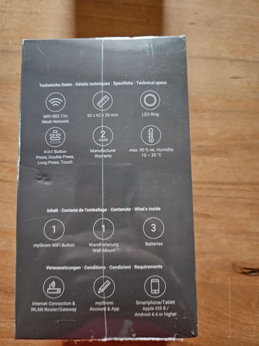 myStrom Interruttori: WiFi Button, myStromModel AYWBP1, NEU – Nuovo e nell'imballaggio originale da Gattikon venduto da balumogli 3