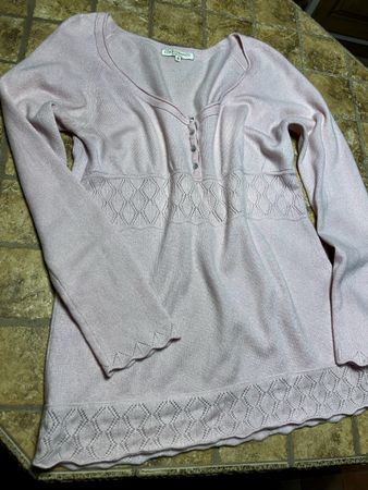 Chic Cachemire Maglione -colore rose morbido-tg M/L