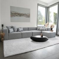 20411 - Modulares Sofa VANES XL - hellgrau Couch