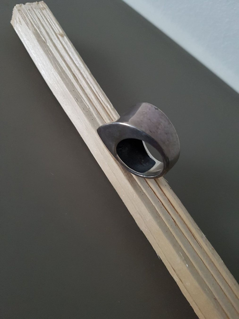 Anelli: Vintage Fingerring, vermutlich versilbert – Usato da Riehen venduto da robs2026