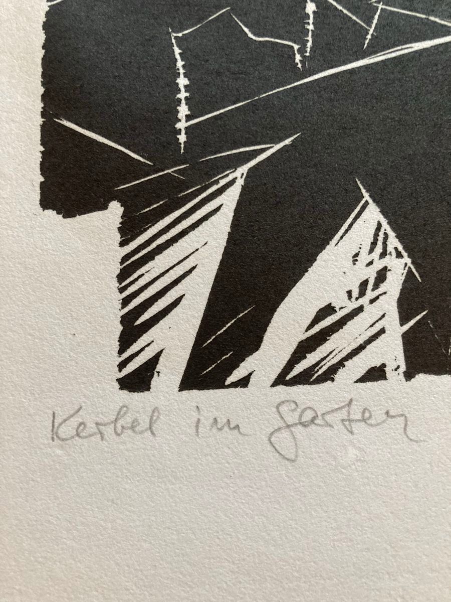 Grafica & Litografie: Ruedi Pfirter "Kerbel im Garten" 1979 – Usato da Herisau venduto da XenonSniper 2