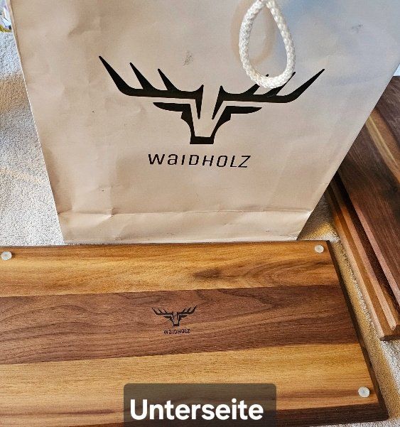 Articoli in legno: Jausenbrettchen aus Schwarznussholz – Nuovo e nell'imballaggio originale da Hofstetten ZH venduto da Maya_K 4