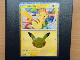 Pikachu (031/128) (09/30) - 30ᵉ Anniversaire - 30C FR
