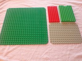 4 originale Lego DUPLO Platten 1x die grosse 38,2cm x 38,2cm
