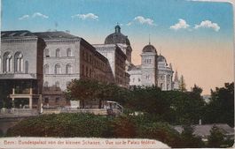 BERN  -  Bundespalast von der kleinen Schanze - 1920