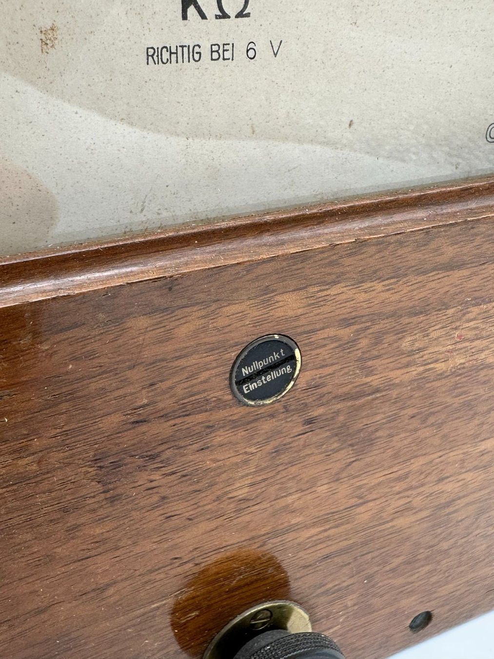 Misurare: Widerstandsmessgerät mit Holzgehäuse, Hartmann & Braun – Usato da Luzern venduto da Lager6640 3