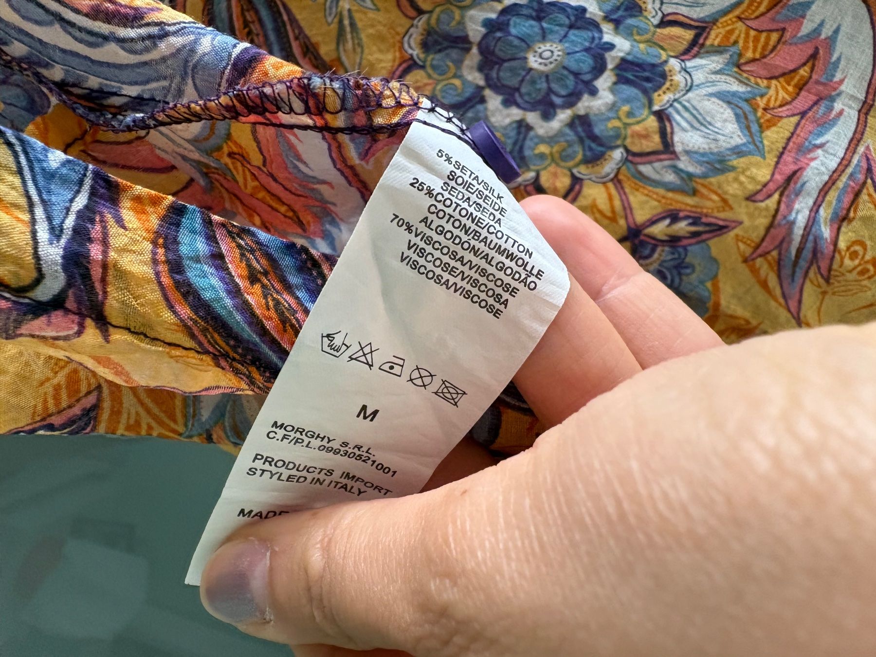 Camicette: Summer shirt - Size M - 5% Silk – Usato da Muzzano venduto da Sidney_3 2