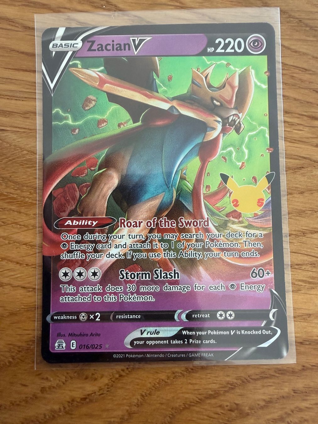 Pokémon Carte collezionabili: Zacian V 16/25 – Usato da Amriswil venduto da sim_nlb6
