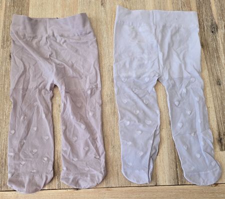 Strumpfhosen Kinder Herzmuster  Grösse 0 bis 6 Monate