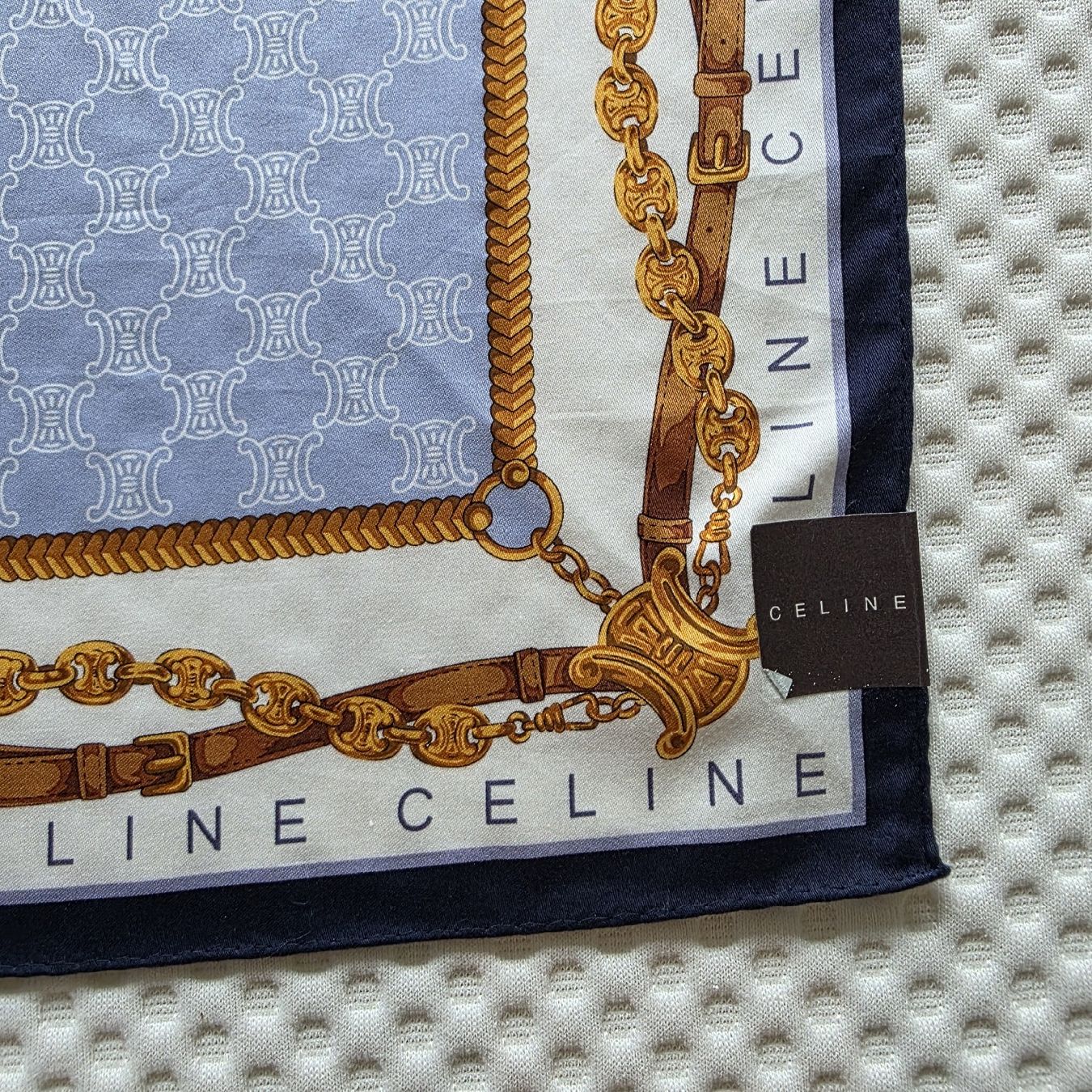 Celine Foulard & Sciarpe: Celine Baumwolltuch 50x50 cm Neu – Nuovo e nell'imballaggio originale da Zürich venduto da LIMAR 2