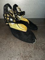 Leder Pumps schwarz PAOLA DANIELI 40,5. 1x getragen