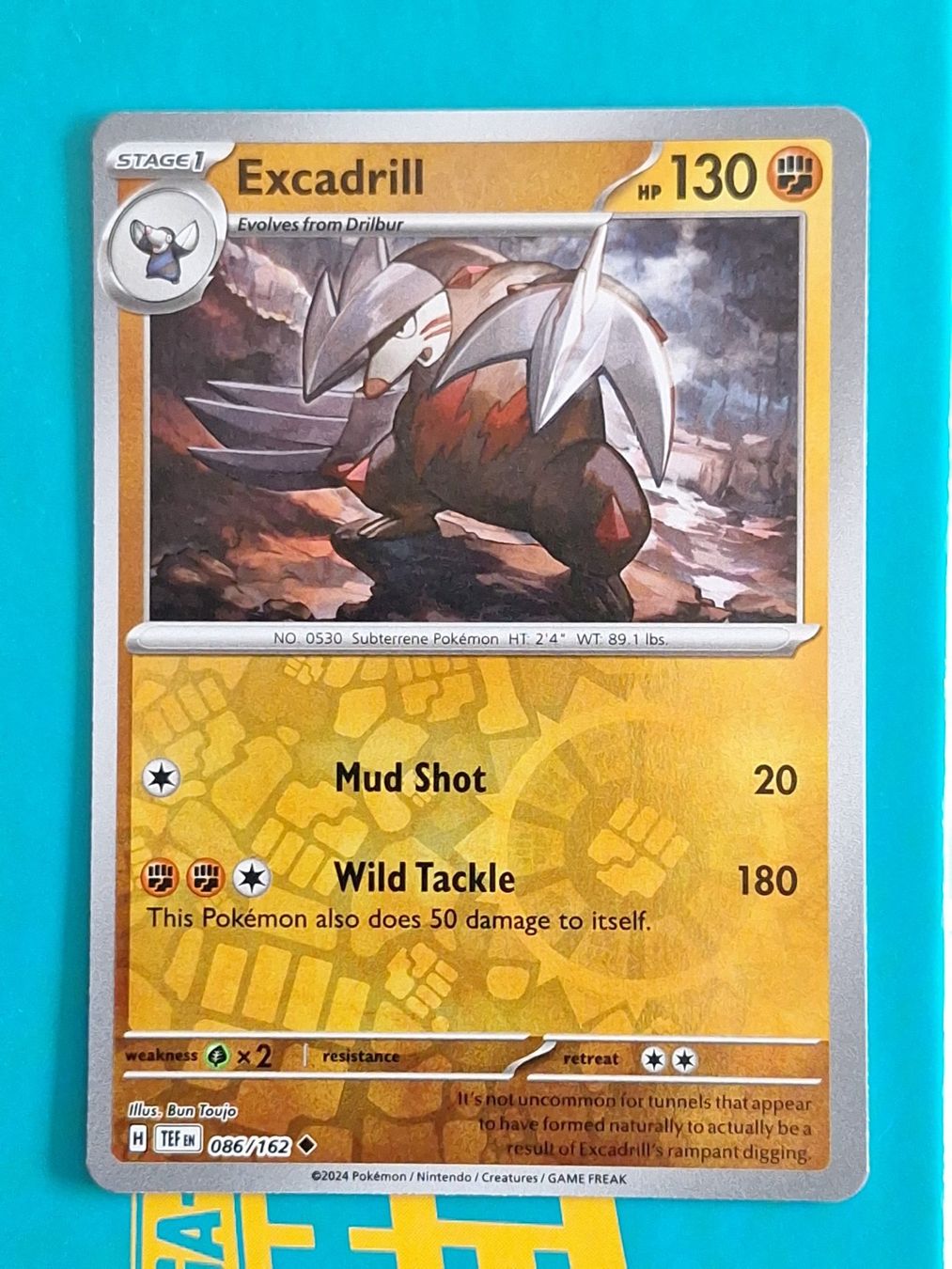 Pokémon Carte collezionabili: Excadrill - Pokemon Temporal Forces Reverse Holo - #2.6 – Usato da Altstätten SG venduto da GGsGameshop
