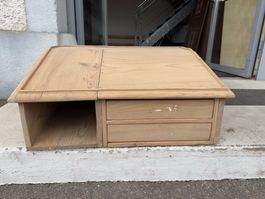 Pult aus Tanne, abgelaugt