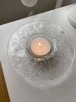 Glasi Hergiswil Sternenlicht Kerzenlicht Teelichtglas 17 cm
