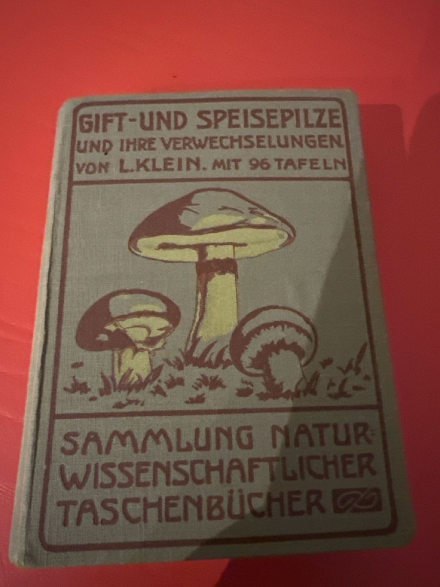 Libri: Gift-und Speisepilze L. Klein – Usato da S. Antonino venduto da Swissbutler