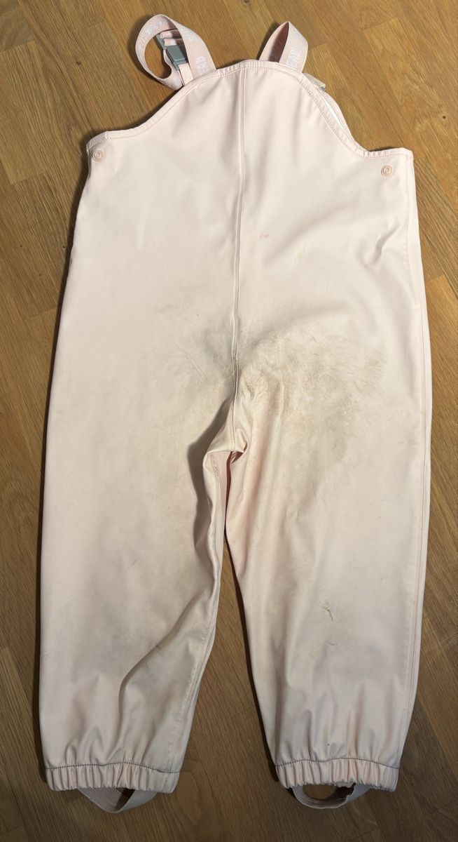 Pantalons: Regenhose Grösse 98 pink – D'occasion à Pfäffikon ZH par Salibandy 3