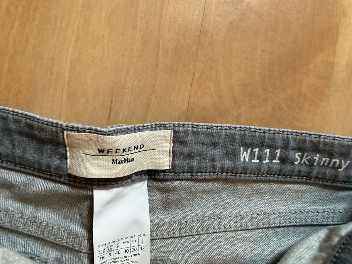 Max Mara Jeans: Max Mara Skinny Jeans Groesse 34/36 – Usato da Zürich venduto da andreamt 1