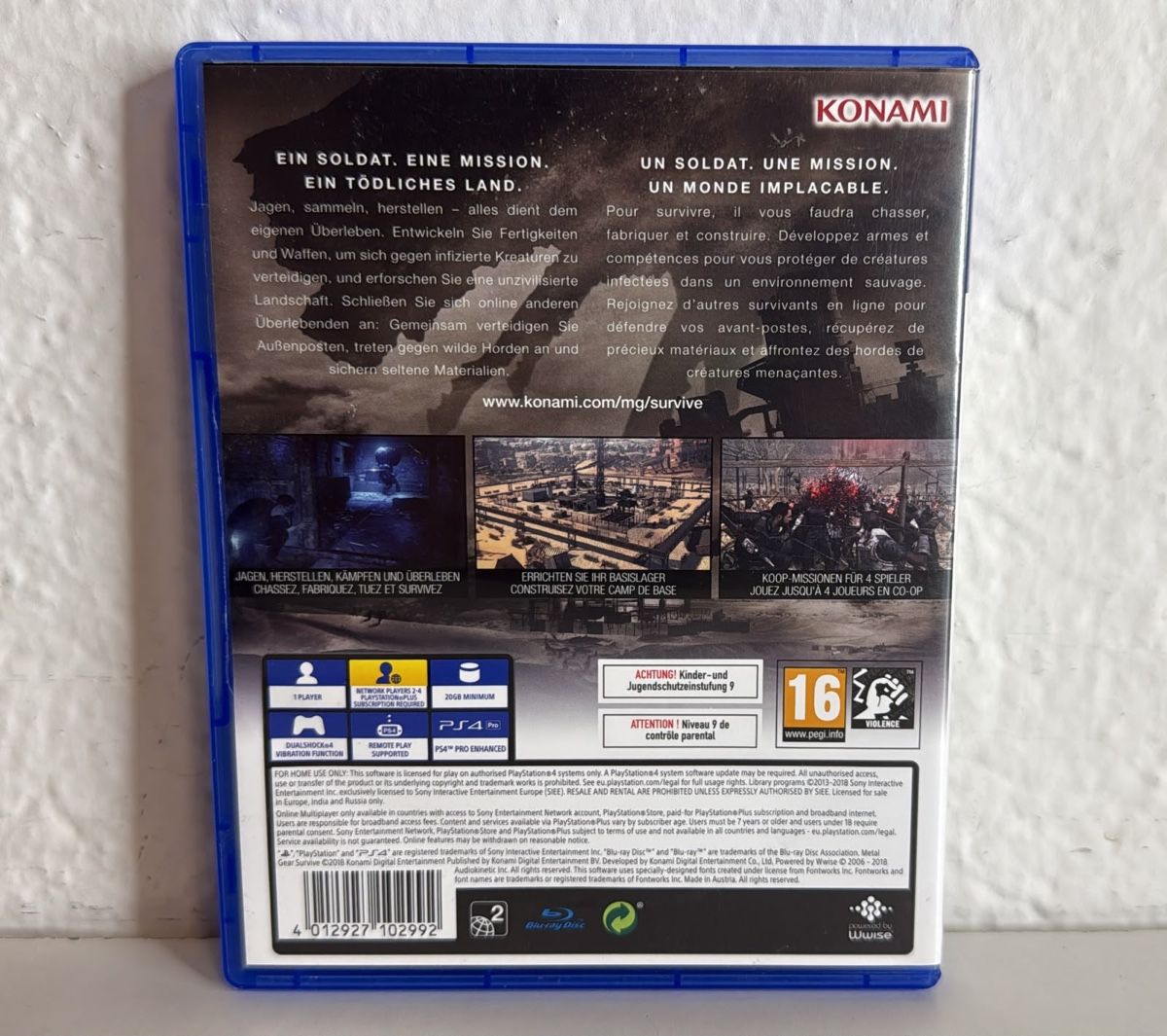 Sony Giochi: Metal Gear Survive PS4/PS5 Game – Usato da Ehrendingen venduto da bubulence 1