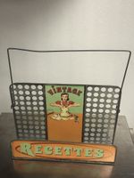 Vintage Design Rezept Halter "Recettes", Küche  Deko
