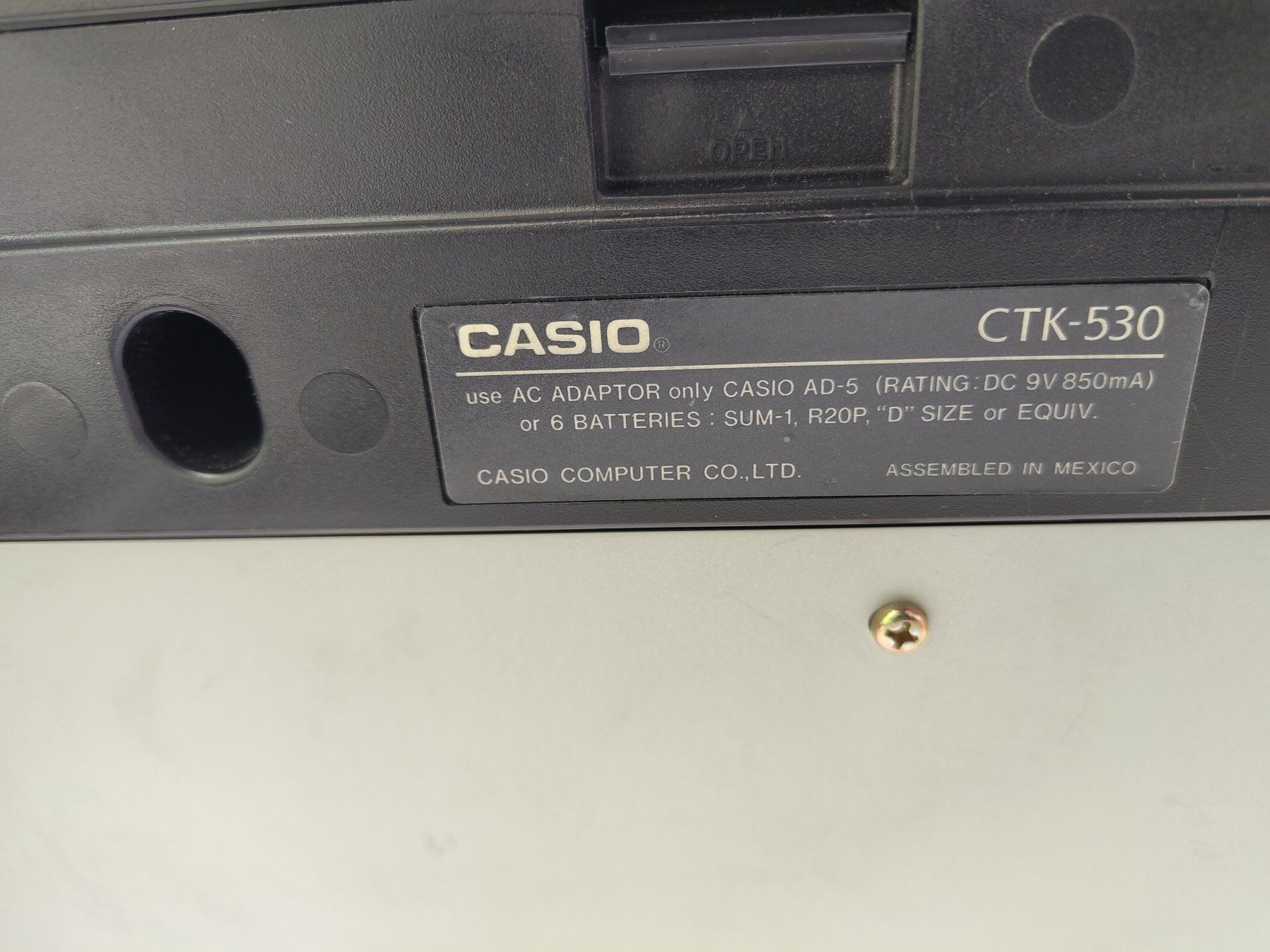 Casio Strumenti musicali: Clavier Casio CTK530 – Usato da Fribourg venduto da Delorean30 5