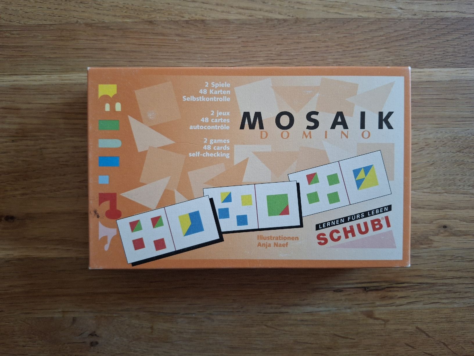 Spiele: Mosaik Domino - Lernspiel – Gebraucht aus Zürich von Vordermannd86