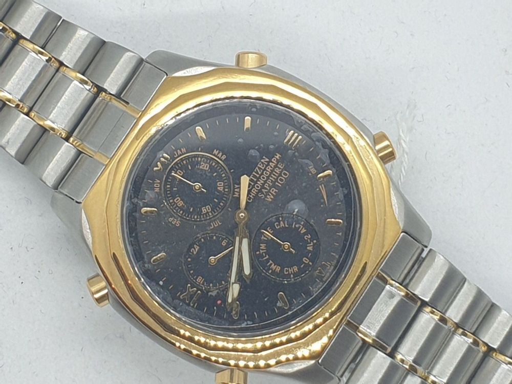 Citizen chronograph clearance sapphire wr 100