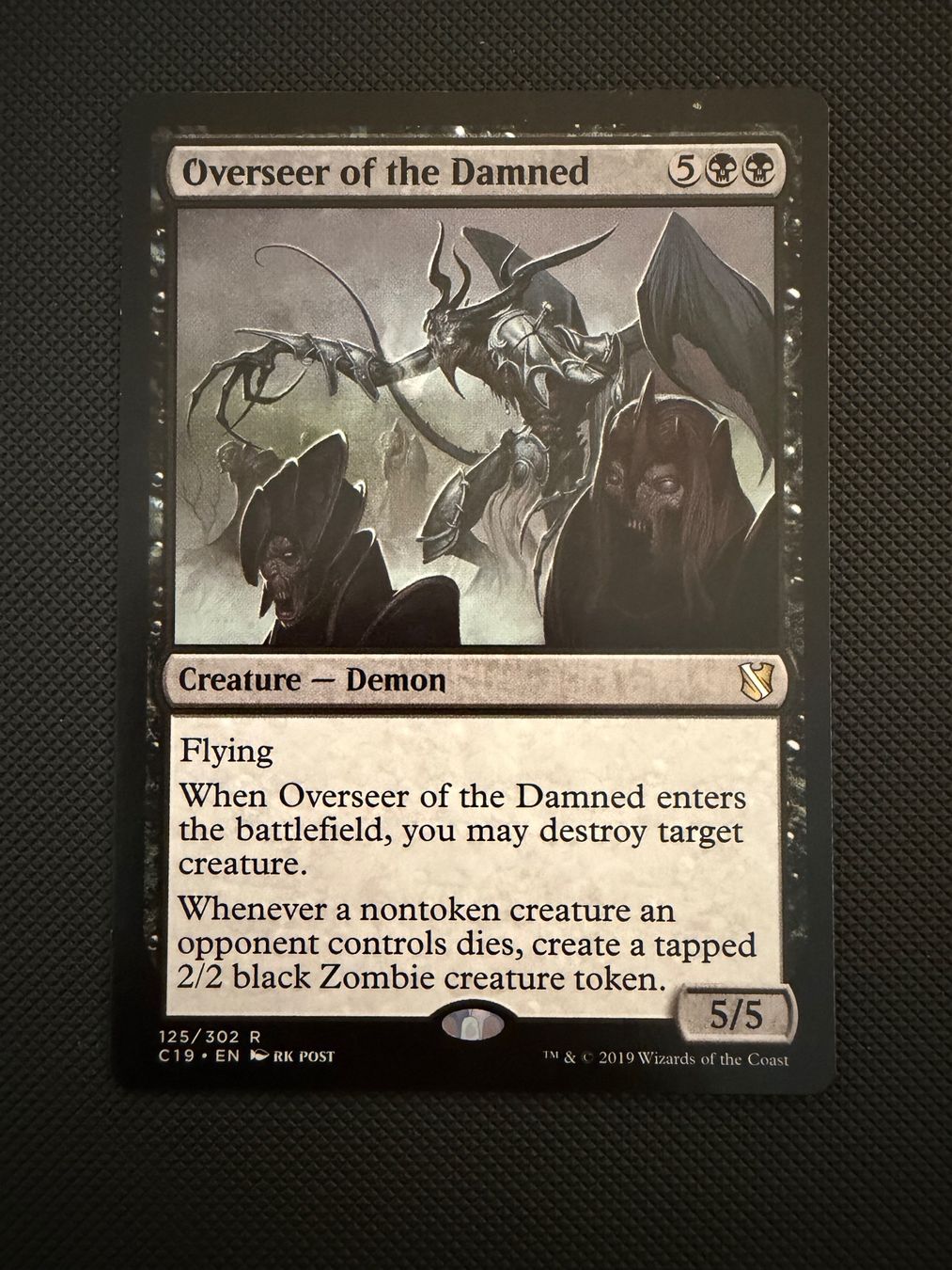 Magic The Gathering Carte collezionabili: Overseer of the Damned – Usato da Ulisbach venduto da joelsj