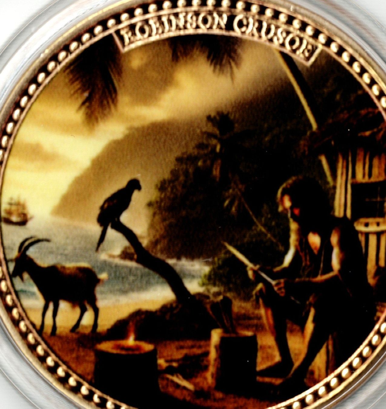 Médailles: Robinson Crusoe_Gedenkmedaille 4 – Neuf (Voir description) à Hombrechtikon par Fraese01 1
