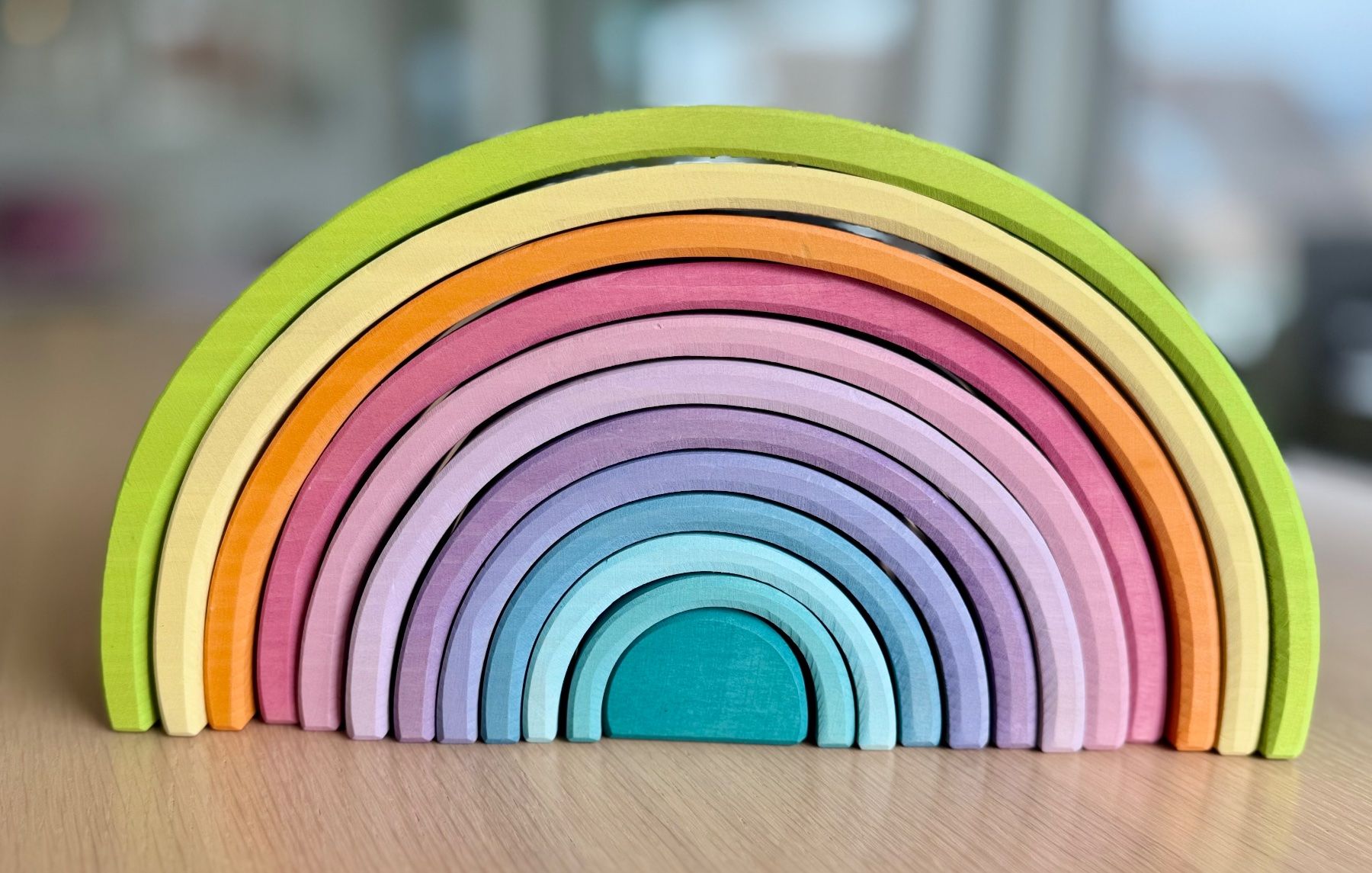 Spielzeuge: Grimms Grosser Regenbogen Pastell – Gebraucht aus Meilen von tplm