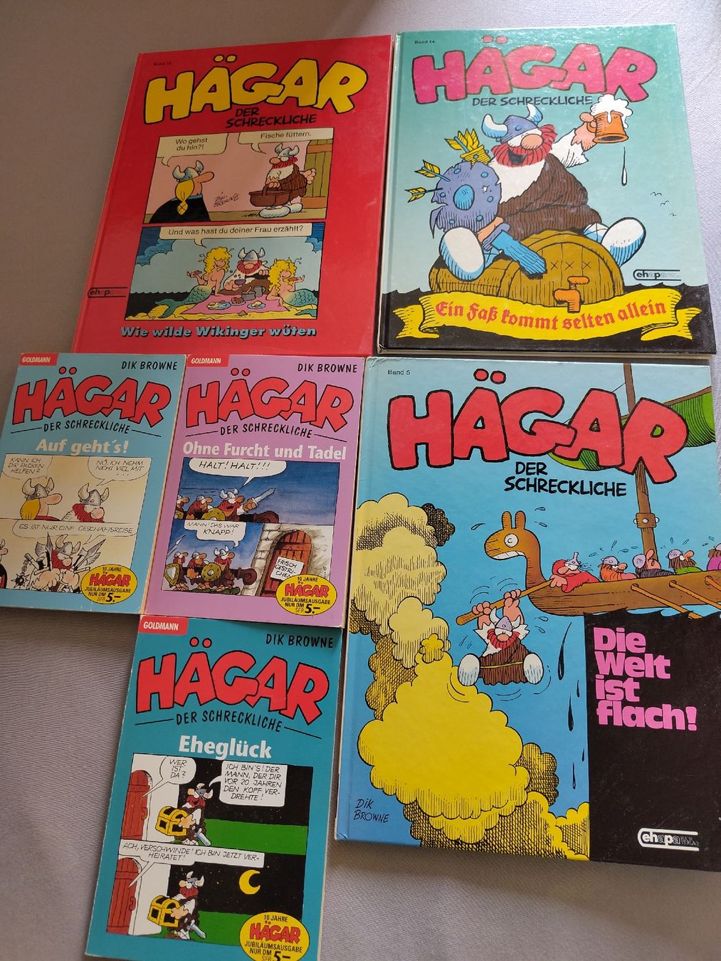 Fumetti: 6x Hägar Comics, 3 mit Hardcover – Usato da Büsserach venduto da Bey23