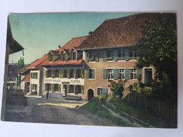 Alte Ansichtskarte Gasthof Hirschen Zeglingen 
