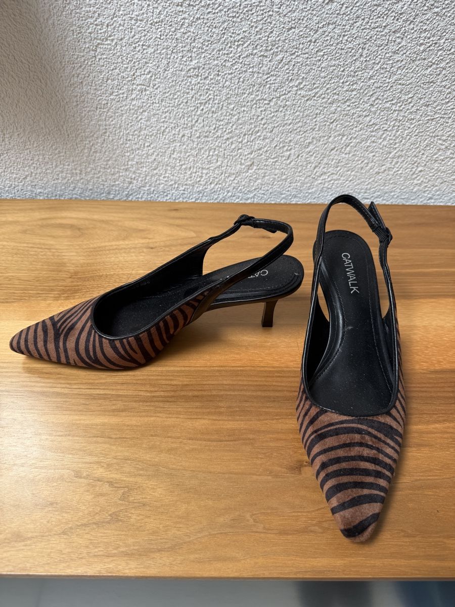 Scarpe da donna: Slingback-Pumps (Leopard) – Nuovo (secondo la descrizione) da Flawil venduto da BouBouBou 1