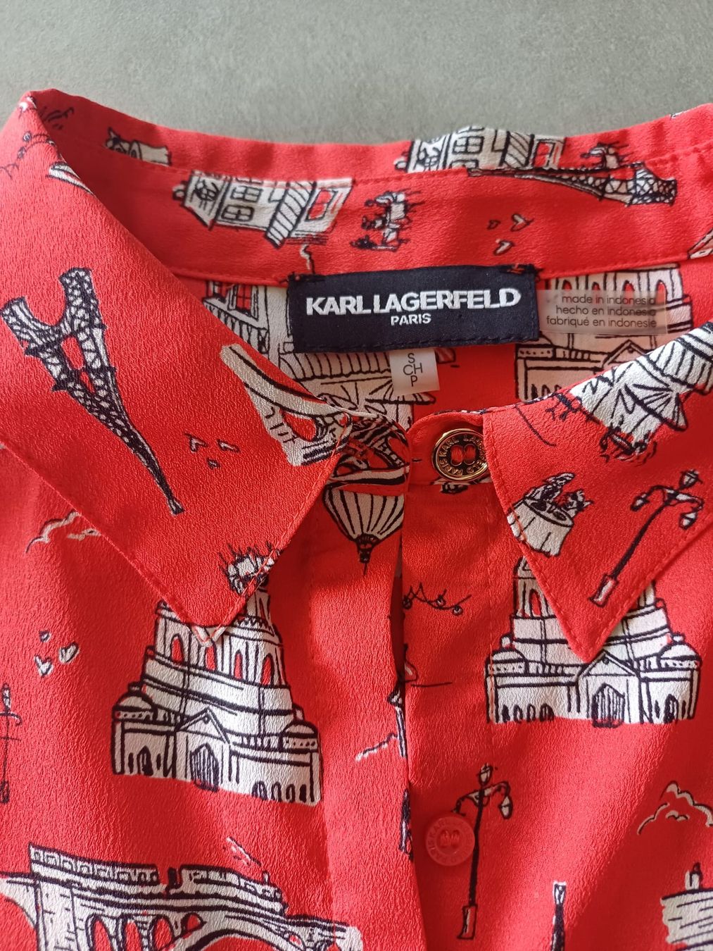 Karl Lagerfeld Camicette: Chemise Karl Lagerfeld – Nuovo (secondo la descrizione) da Collonges venduto da cam_72xf 2