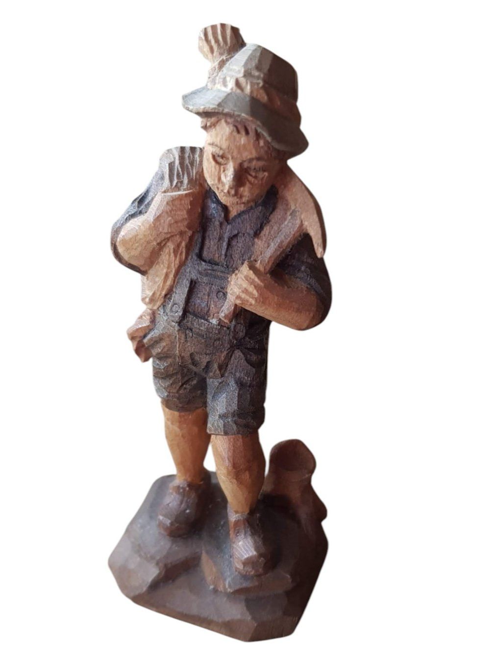 Sculture & Statue: Holzfigur Schnitzerei - Bergsteiger – Usato da Mörschwil venduto da antiksalon 2