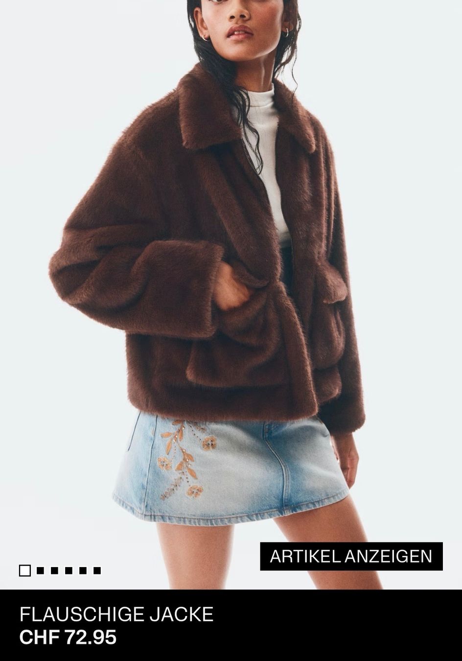 H&M Giacche: Kurze Felljacke – Nuovo (secondo la descrizione) da Brittnau venduto da A.Romeo 2