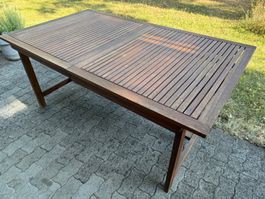 Gartentisch Teak Holz Ausziehbar