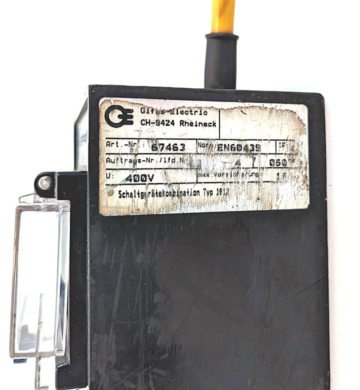 GIFAS Elettrotecnica: mobiler Stromverteiler GIFAS  400 Volt mit FI-Schalter – Usato da Uetikon am See venduto da Tomarrani 6