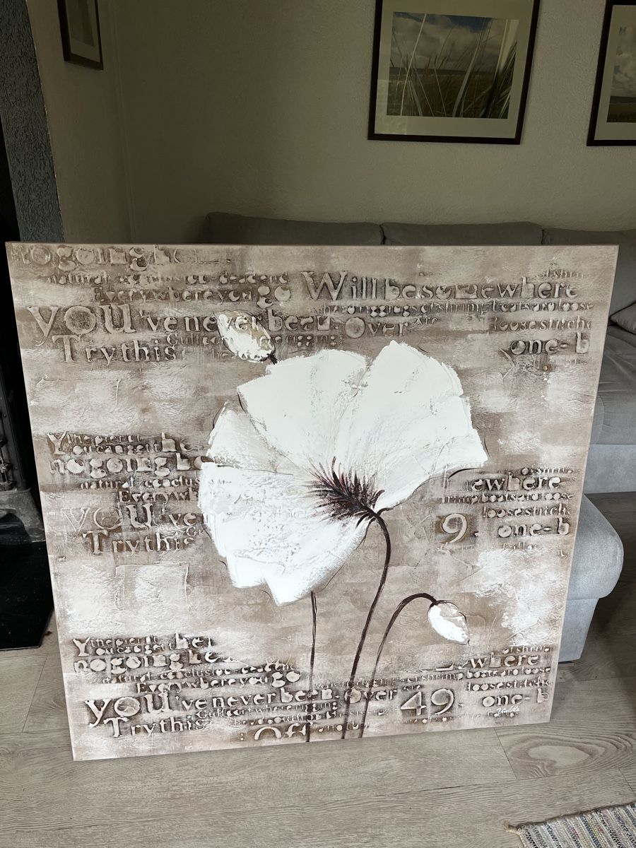 Foto & Immagini: Blumenbild 1m x 1m – Usato da Thun venduto da nanoukk