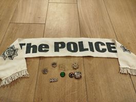 The Police, Sting original  broches et écharpes, années 80