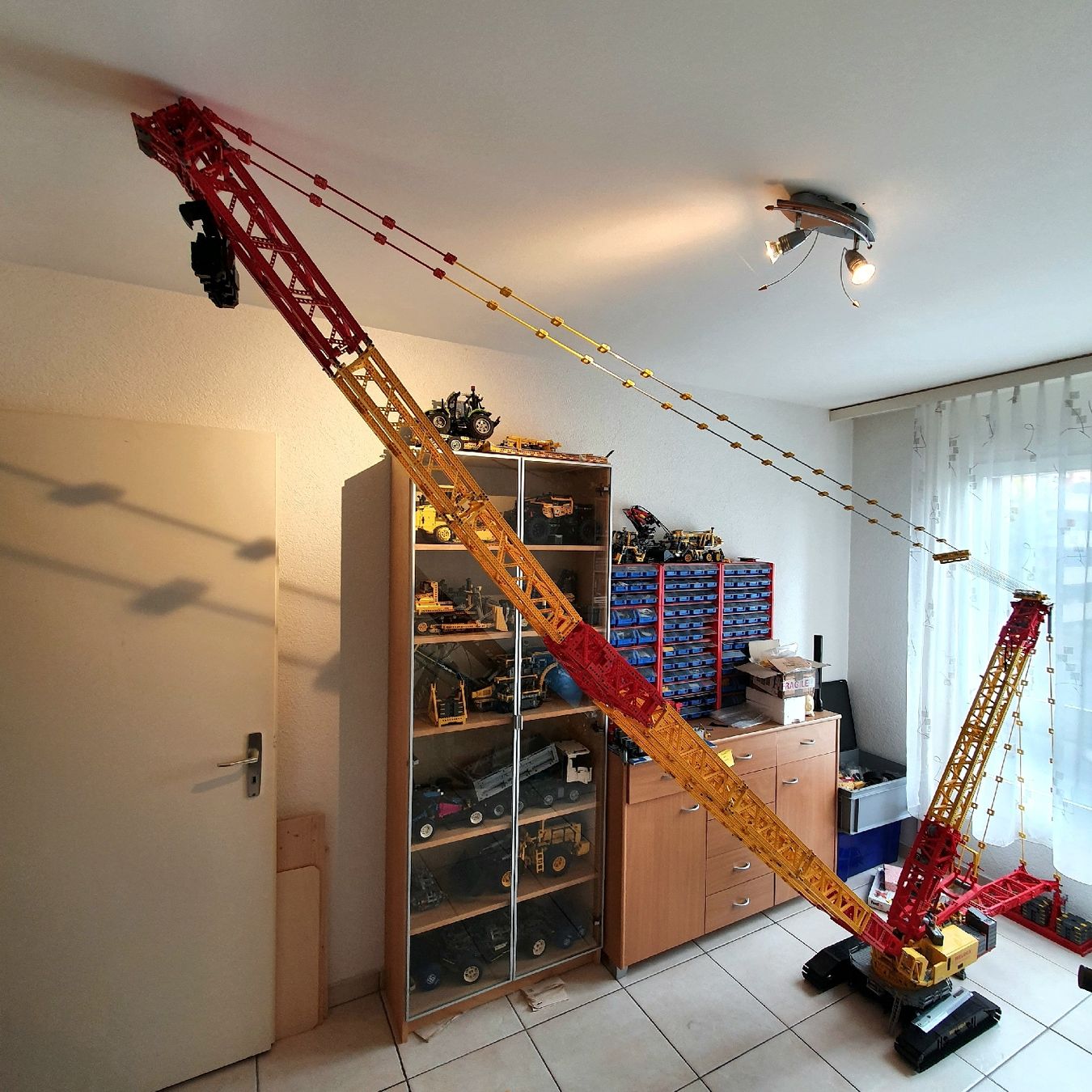 Liebherr Kit di modellismo & Modellini statici: Grue en Lego technic, Liebherr crane, model réduit – Nuovo (secondo la descrizione) da Troistorrents venduto da Foes1986 1