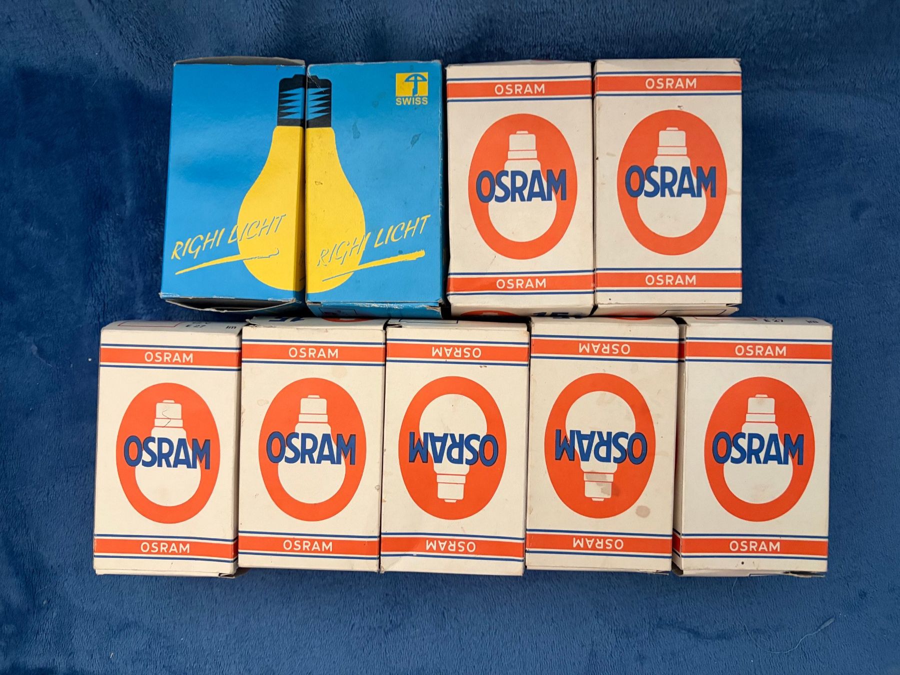 Osram Lampade: 9 Stk. Glübirnen 12 Volt / 15 Watt – Usato da Mollis venduto da Hg