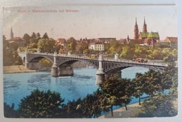 Basel, Wettsteinbrücke, Münster 1914