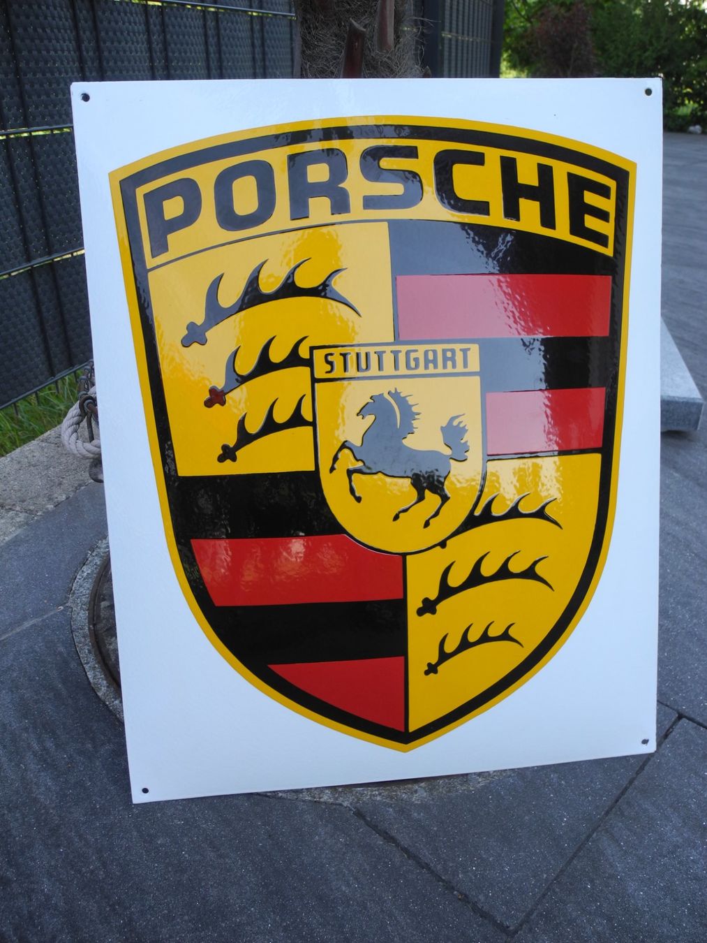 Porsche Insegne: TOP PORSCHE EMAILSCHILD – Nuovo (secondo la descrizione) da Reinach AG venduto da Huckleberrysix 3