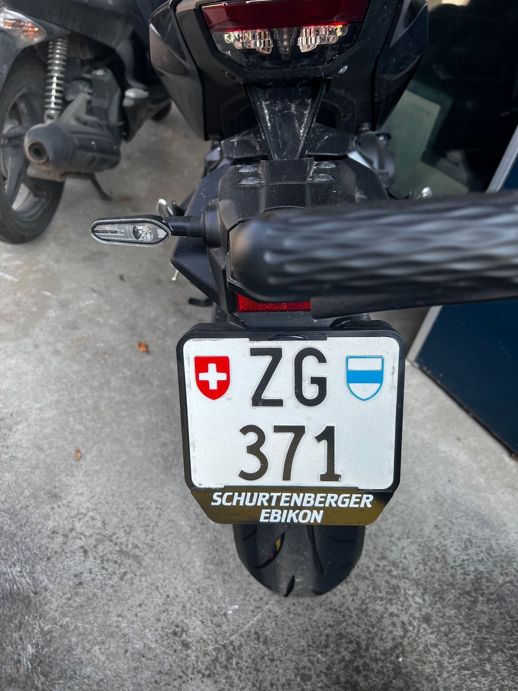 Insegne: ZG 371 Motorradschild – Usato da Cham venduto da Pharao1