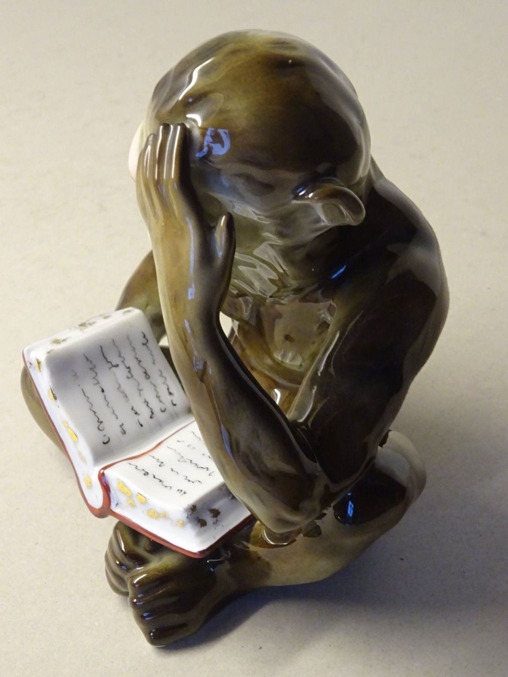 Figurines: Gebildeter Affe / Sitzendorf Thüringen – D'occasion à Esslingen par eintagammeer 4